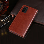 idewei Crazy Horse Texture Horizontal Flip Leather Case with Holder & Card Slots & Wallet