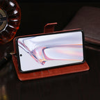 idewei Crazy Horse Texture Horizontal Flip Leather Case with Holder & Card Slots & Wallet