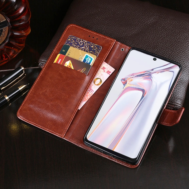 idewei Crazy Horse Texture Horizontal Flip Leather Case with Holder & Card Slots & Wallet
