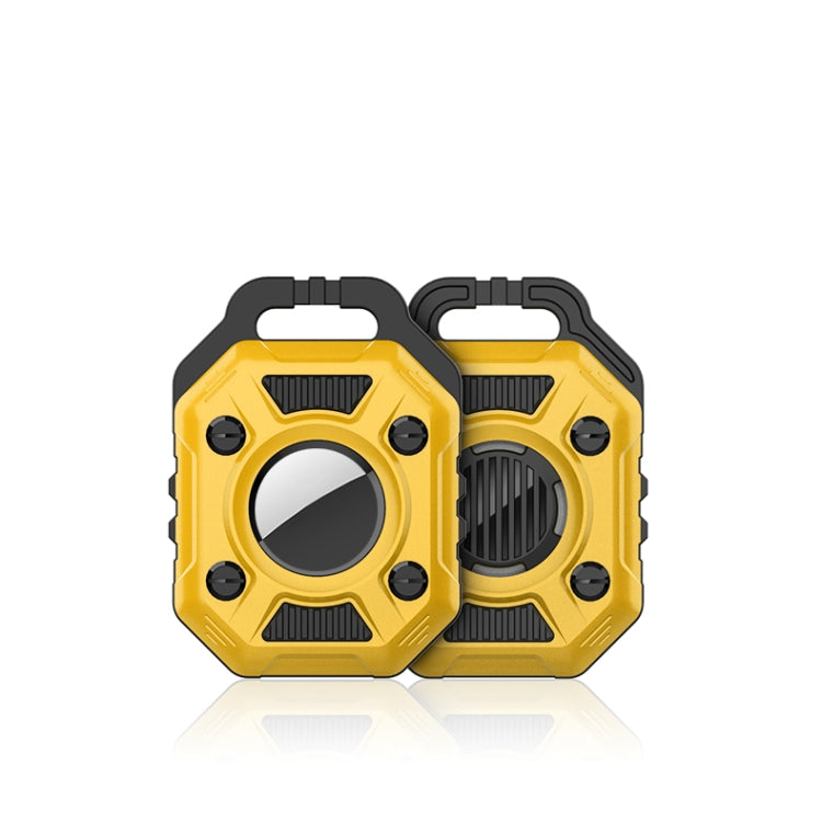 King Kong Series TPU+PC Protective Cover Case For AirTag 2nd Gen / AirTag 1st Gen — Gold