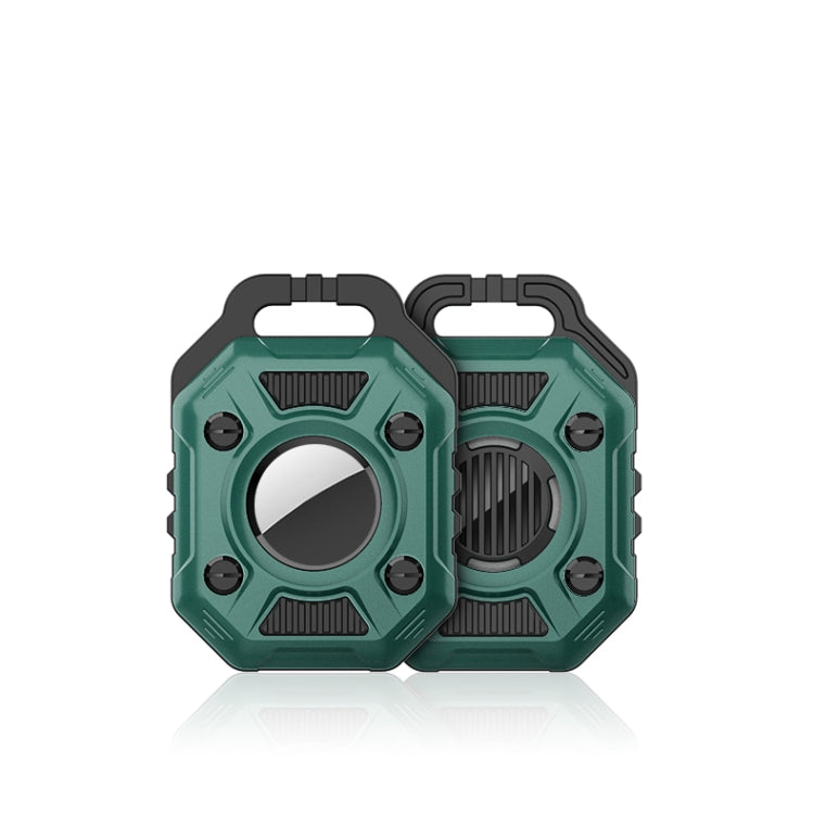 King Kong Series TPU+PC Protective Cover Case For AirTag 2nd Gen / AirTag 1st Gen — Black
