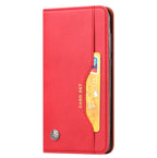 Knead Skin Texture Horizontal Flip Leather Case with Photo Frame & Holder & Card Slots & Wallet