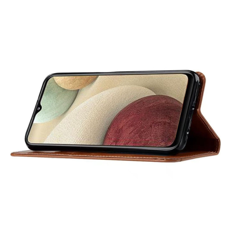 Knead Skin Texture Horizontal Flip Leather Case with Photo Frame & Holder & Card Slots & Wallet