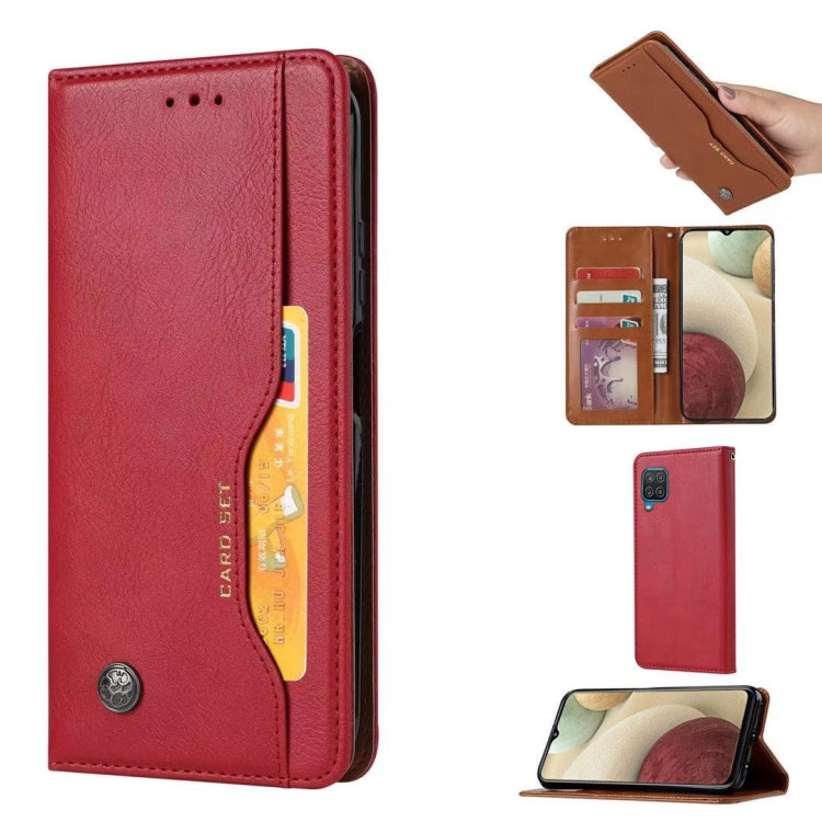 Knead Skin Texture Horizontal Flip Leather Case with Photo Frame & Holder & Card Slots & Wallet