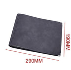 B5 Faux Leather Loose-leaf Grid Notebook — Checkered Core