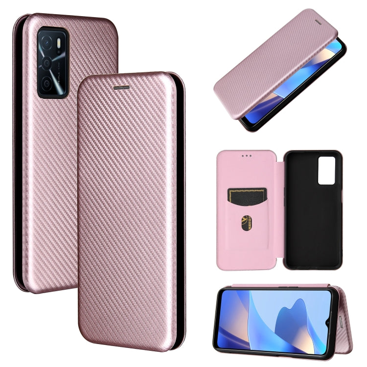 Carbon Fiber Texture Magnetic Horizontal Flip TPU + PC + PU Leather Case with Card Slot