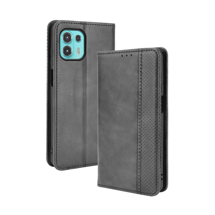 Magnetic Buckle Retro Crazy Horse Texture Horizontal Flip Leather Case with Holder & Card Slots & Photo Frame