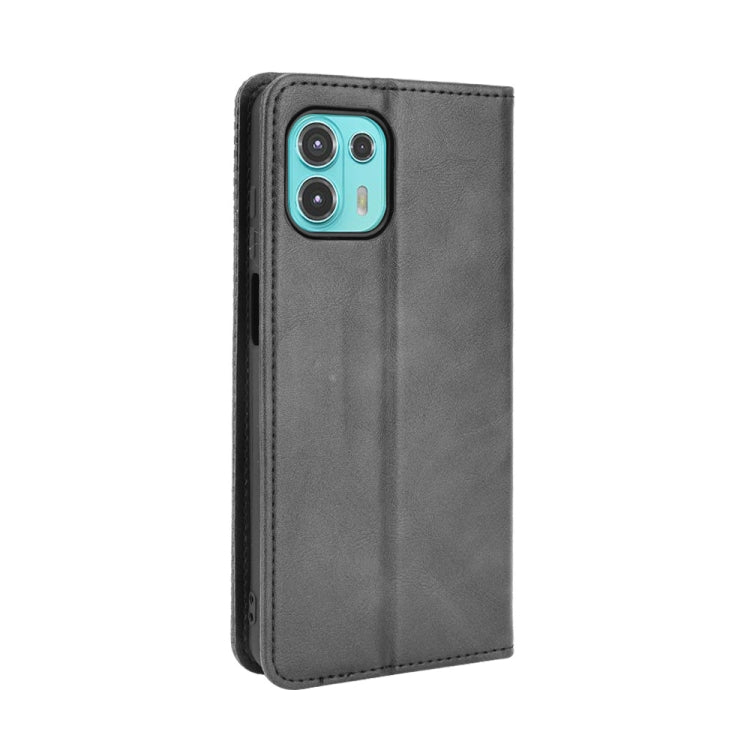 Magnetic Buckle Retro Crazy Horse Texture Horizontal Flip Leather Case with Holder & Card Slots & Photo Frame