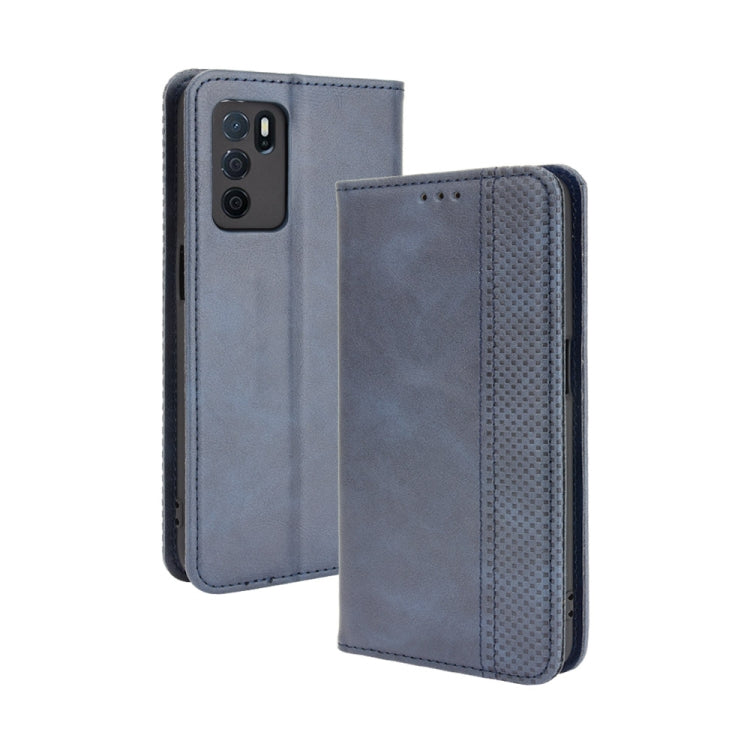 Magnetic Buckle Retro Crazy Horse Texture Horizontal Flip Leather Case with Holder & Card Slots & Photo Frame