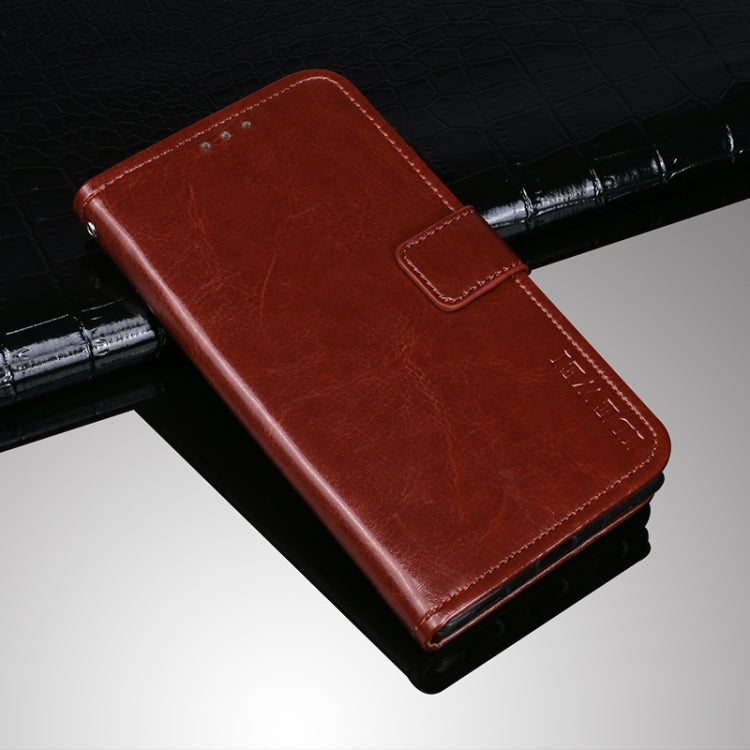 idewei Crazy Horse Texture Horizontal Flip Leather Case with Holder & Card Slots & Wallet