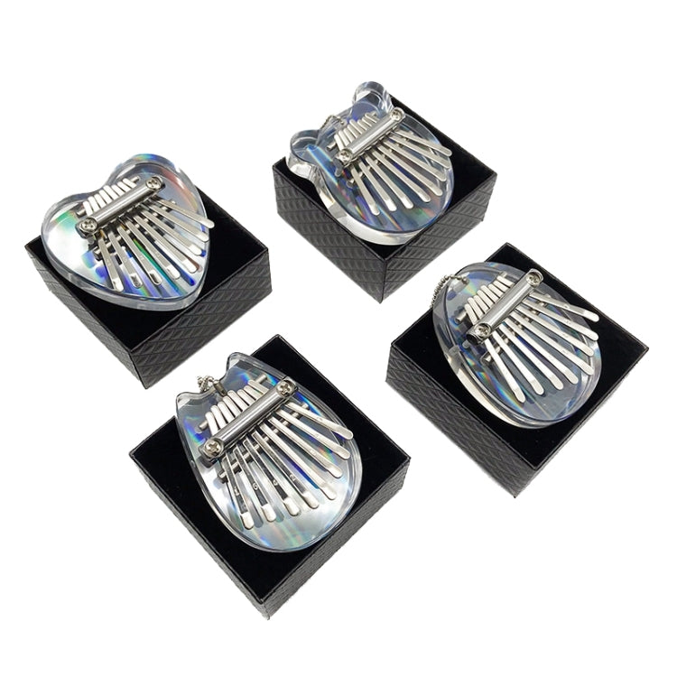 Mini Dazzle Acrylic 8 Tone Thumb Piano Kalimba Musical Instruments — view 3