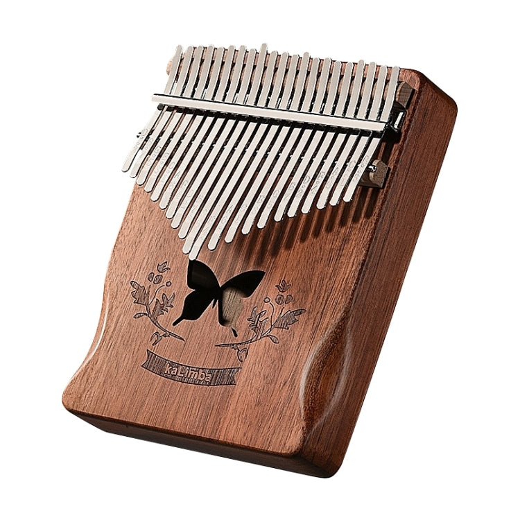 21 Tone Acacia Wood Thumb Piano Kalimba Musical Instruments — Brown-Cat
