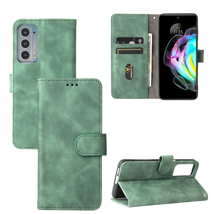 Solid Color Skin Feel Magnetic Buckle Horizontal Flip Calf Texture PU Leather Case with Holder & Card Slots & Wallet — Blue