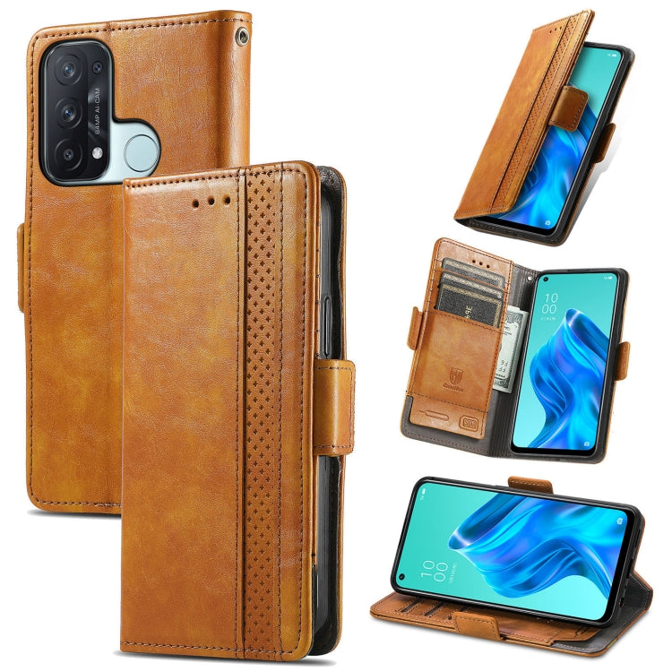 CaseNeo Business Splicing Dual Magnetic Buckle Horizontal Flip PU Leather Case with Holder & Card Slots & Wallet