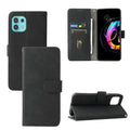 Solid Color Skin Feel Magnetic Buckle Horizontal Flip Calf Texture PU Leather Case with Holder & Card Slots & Wallet
