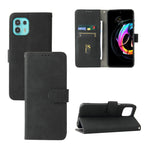 Solid Color Skin Feel Magnetic Buckle Horizontal Flip Calf Texture PU Leather Case with Holder & Card Slots & Wallet