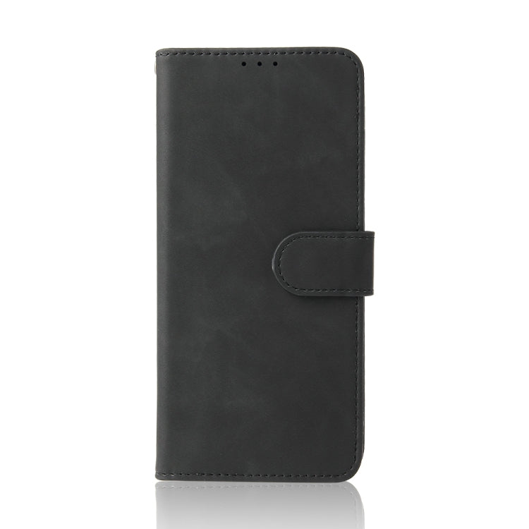 Solid Color Skin Feel Magnetic Buckle Horizontal Flip Calf Texture PU Leather Case with Holder & Card Slots & Wallet