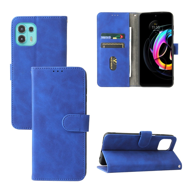 Solid Color Skin Feel Magnetic Buckle Horizontal Flip Calf Texture PU Leather Case with Holder & Card Slots & Wallet