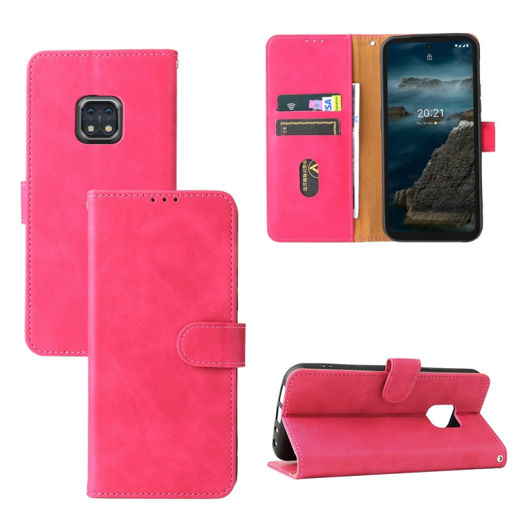 Solid Color Skin Feel Magnetic Buckle Horizontal Flip Calf Texture PU Leather Case with Holder & Card Slots & Wallet