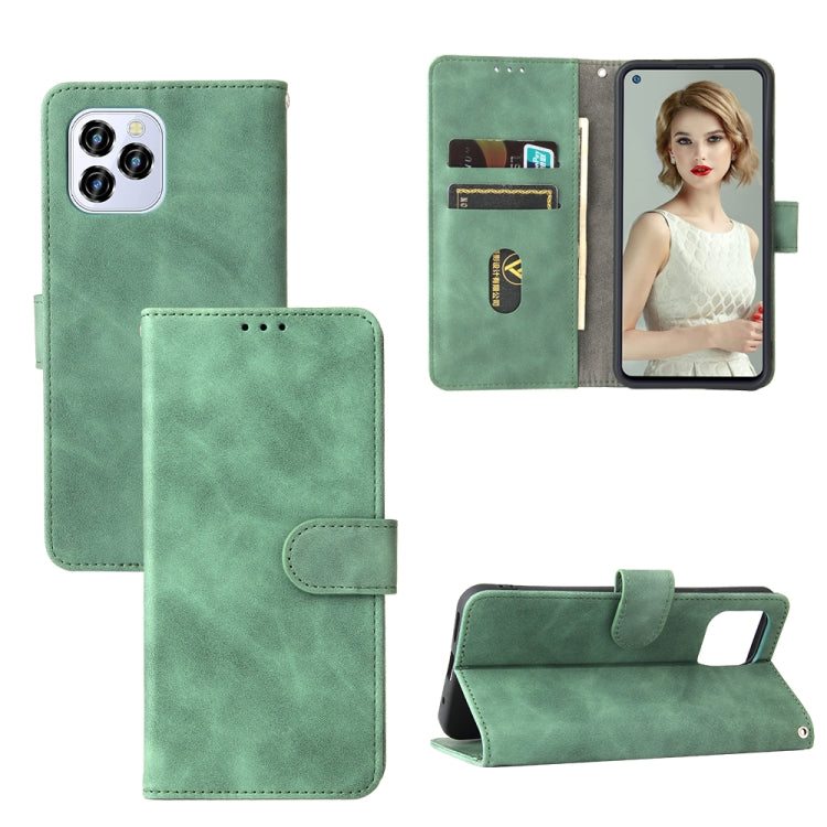 Solid Color Skin Feel Magnetic Buckle Horizontal Flip Calf Texture PU Leather Case with Holder & Card Slots & Wallet