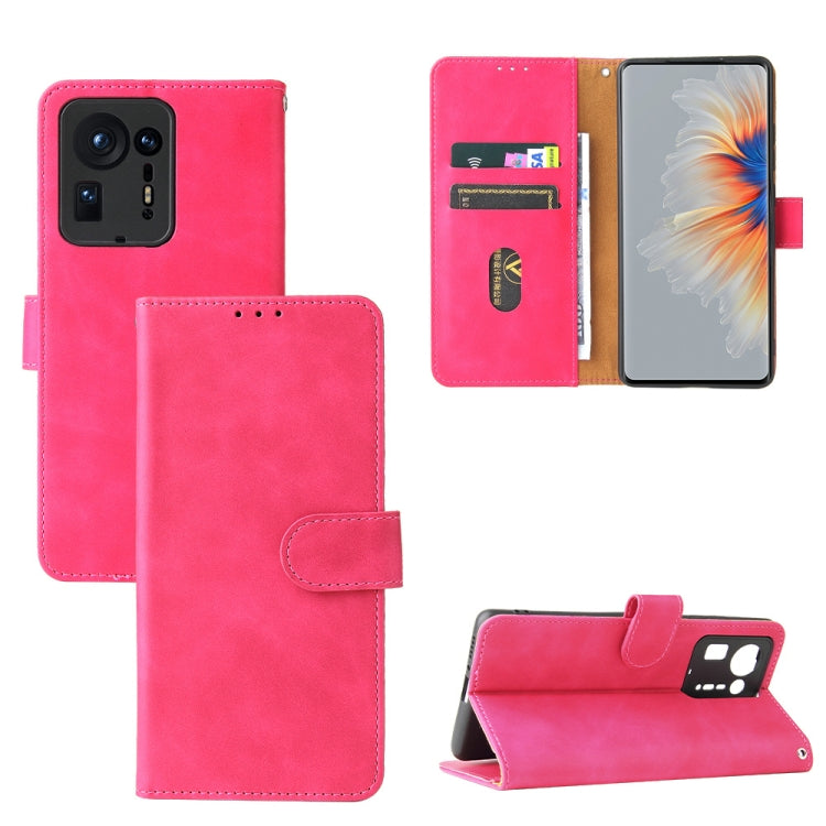 Solid Color Skin Feel Magnetic Buckle Horizontal Flip Calf Texture PU Leather Case with Holder & Card Slots & Wallet