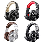 Head-mounted Wireless Bluetooth Stereo Headset — A70 Black Gold