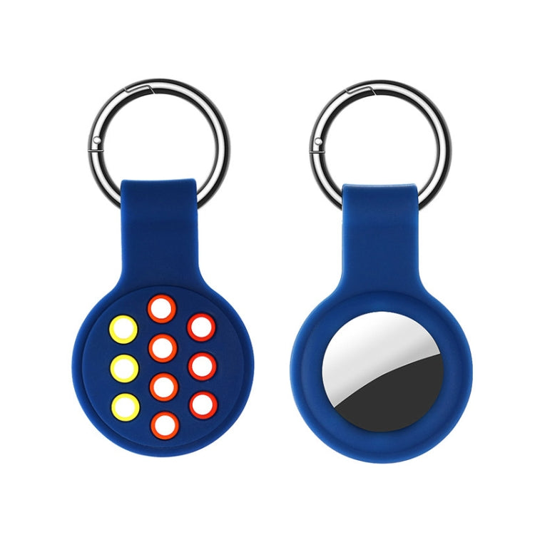 Dual-color Shockproof Silicone Protective Cover Case with Keychain Hook Loop — view 13