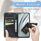 Butterfly Love Flowers Embossed Horizontal Flip Leather Case with Holder & Card Slots & Wallet & Lanyard
