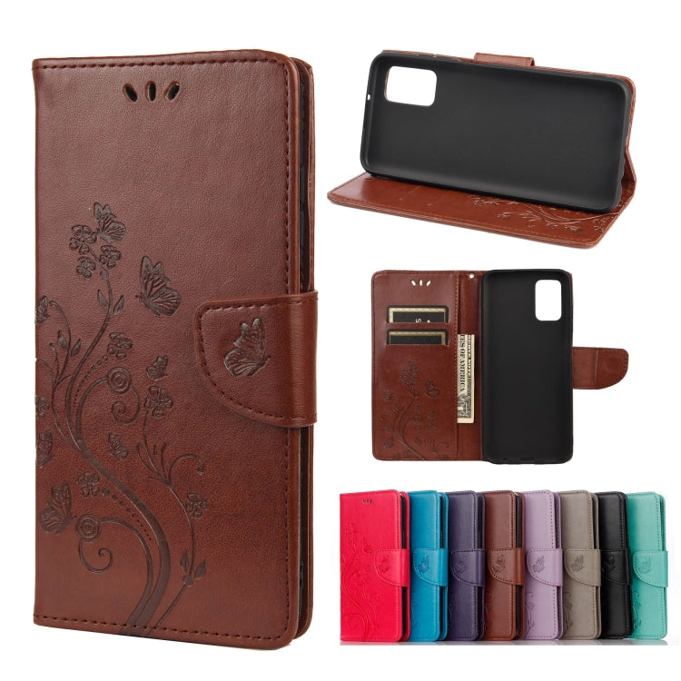 Butterfly Flower Pattern Horizontal Flip Leather Case with Holder & Card Slots & Wallet