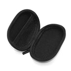 KZ Portable PU Leather Oval Data Cable Charger Earphone Storage Box