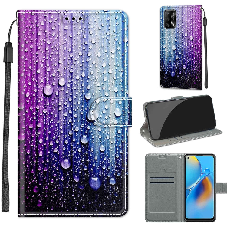 Voltage Coloured Drawing Magnetic Clasp Horizontal Flip PU Leather Case with Holder & Card Slots