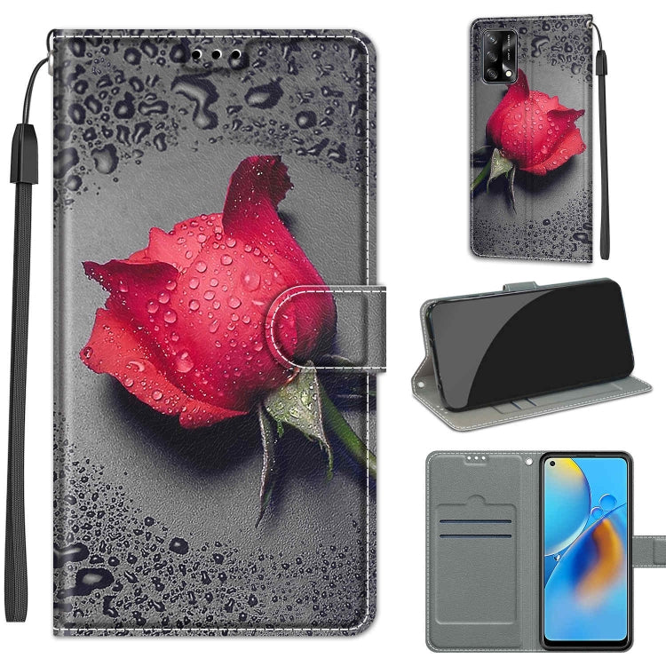 Voltage Coloured Drawing Magnetic Clasp Horizontal Flip PU Leather Case with Holder & Card Slots