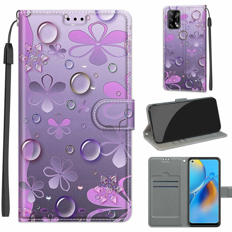 Voltage Coloured Drawing Magnetic Clasp Horizontal Flip PU Leather Case with Holder & Card Slots
