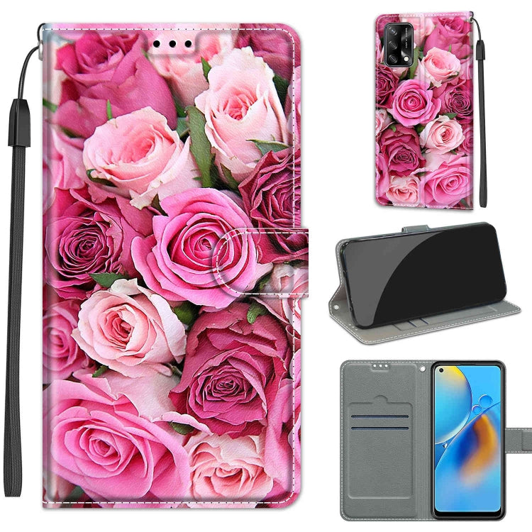 Voltage Coloured Drawing Magnetic Clasp Horizontal Flip PU Leather Case with Holder & Card Slots