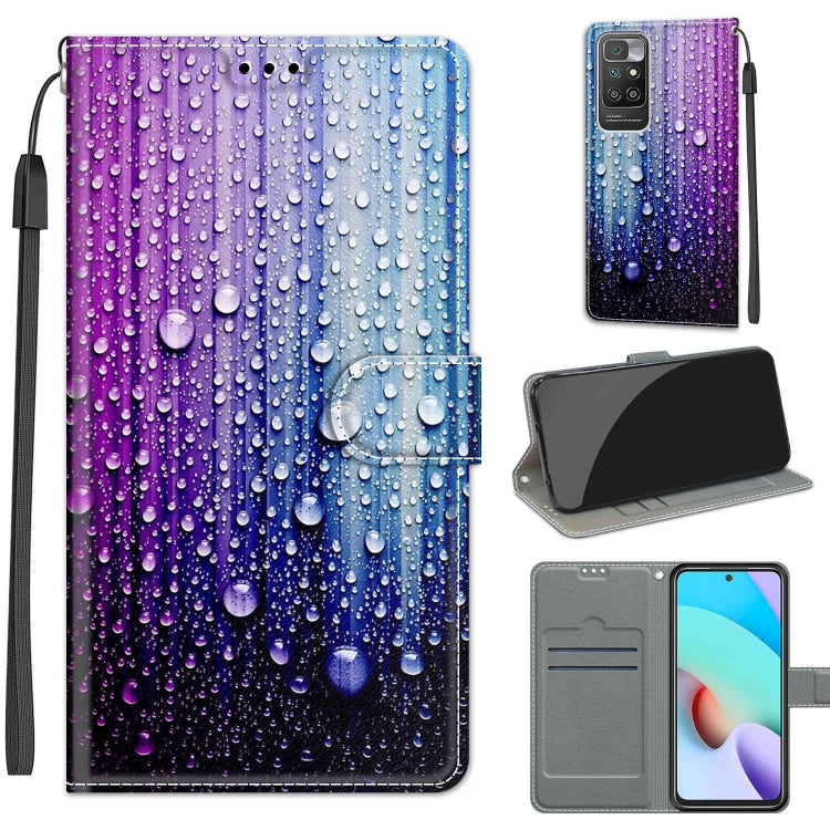 Voltage Coloured Drawing Magnetic Clasp Horizontal Flip PU Leather Case with Holder & Card Slots