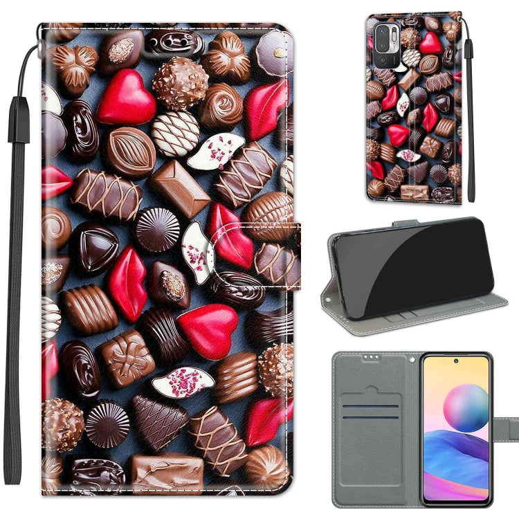 Voltage Coloured Drawing Magnetic Clasp Horizontal Flip PU Leather Case with Holder & Card Slots