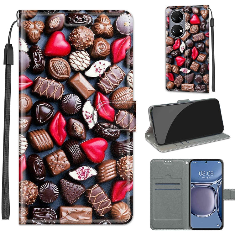 Voltage Coloured Drawing Magnetic Clasp Horizontal Flip PU Leather Case with Holder & Card Slots