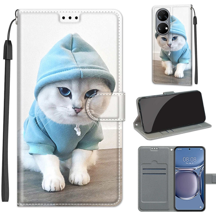 Voltage Coloured Drawing Magnetic Clasp Horizontal Flip PU Leather Case with Holder & Card Slots