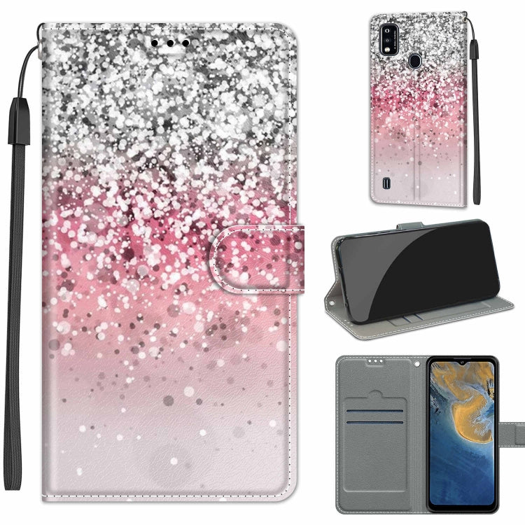 Voltage Coloured Drawing Magnetic Clasp Horizontal Flip PU Leather Case with Holder & Card Slots