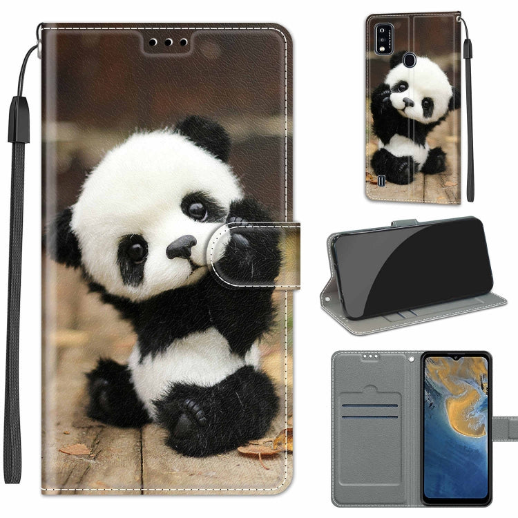 Voltage Coloured Drawing Magnetic Clasp Horizontal Flip PU Leather Case with Holder & Card Slots