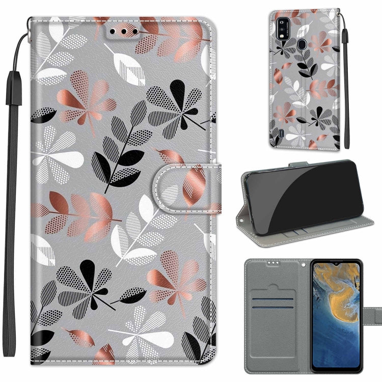 Voltage Coloured Drawing Magnetic Clasp Horizontal Flip PU Leather Case with Holder & Card Slots