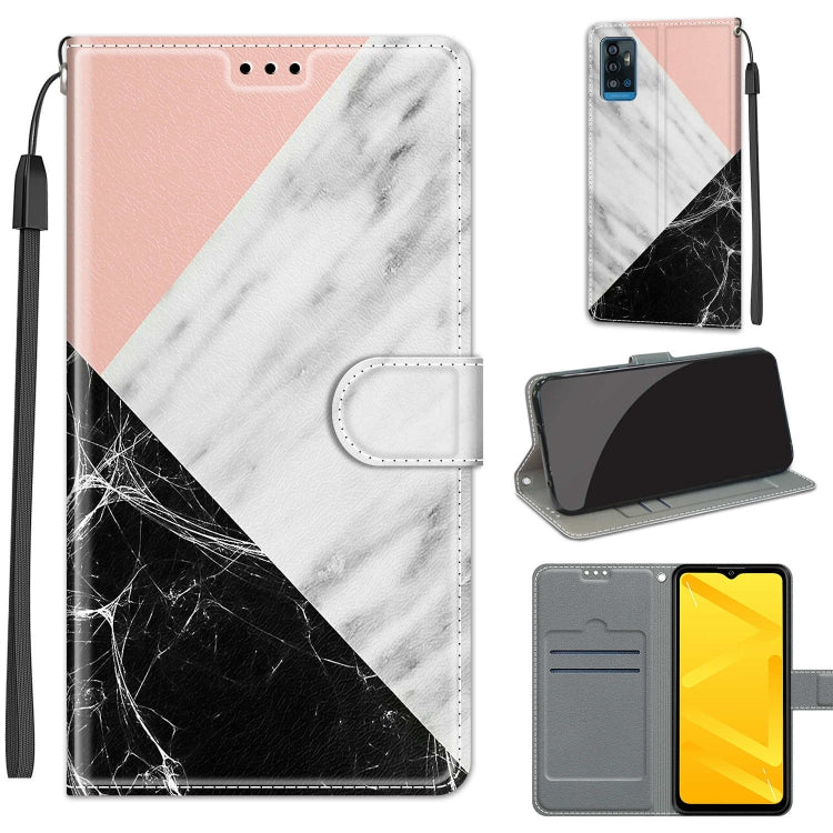 Voltage Coloured Drawing Magnetic Clasp Horizontal Flip PU Leather Case with Holder & Card Slots