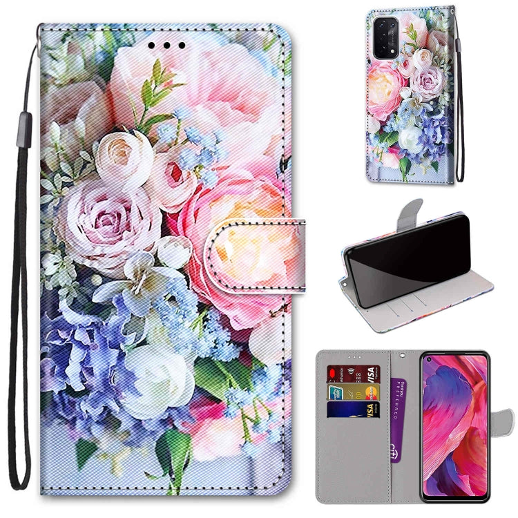 Coloured Drawing Cross Texture Horizontal Flip PU Leather Case with Holder & Card Slots & Wallet & Lanyard