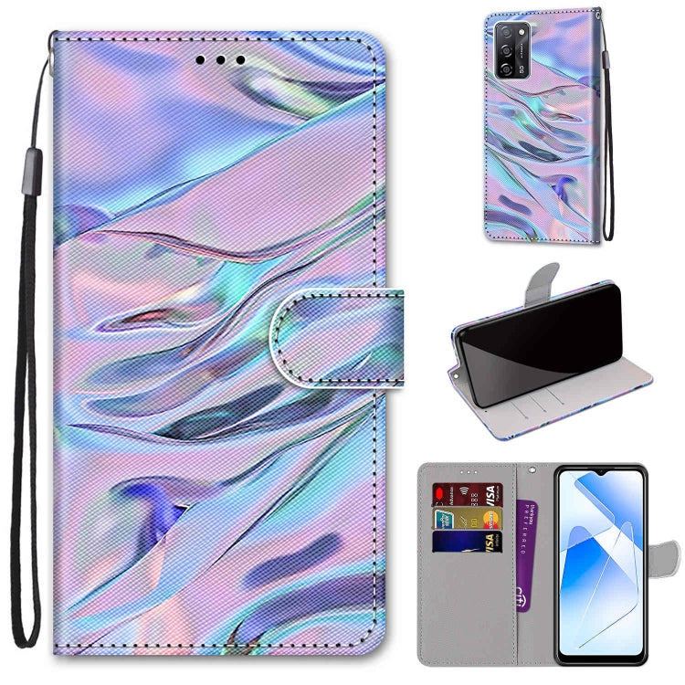 Coloured Drawing Cross Texture Horizontal Flip PU Leather Case with Holder & Card Slots & Wallet & Lanyard