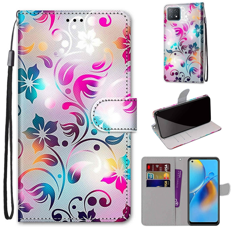 Coloured Drawing Cross Texture Horizontal Flip PU Leather Case with Holder & Card Slots & Wallet & Lanyard
