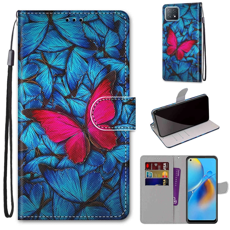Coloured Drawing Cross Texture Horizontal Flip PU Leather Case with Holder & Card Slots & Wallet & Lanyard