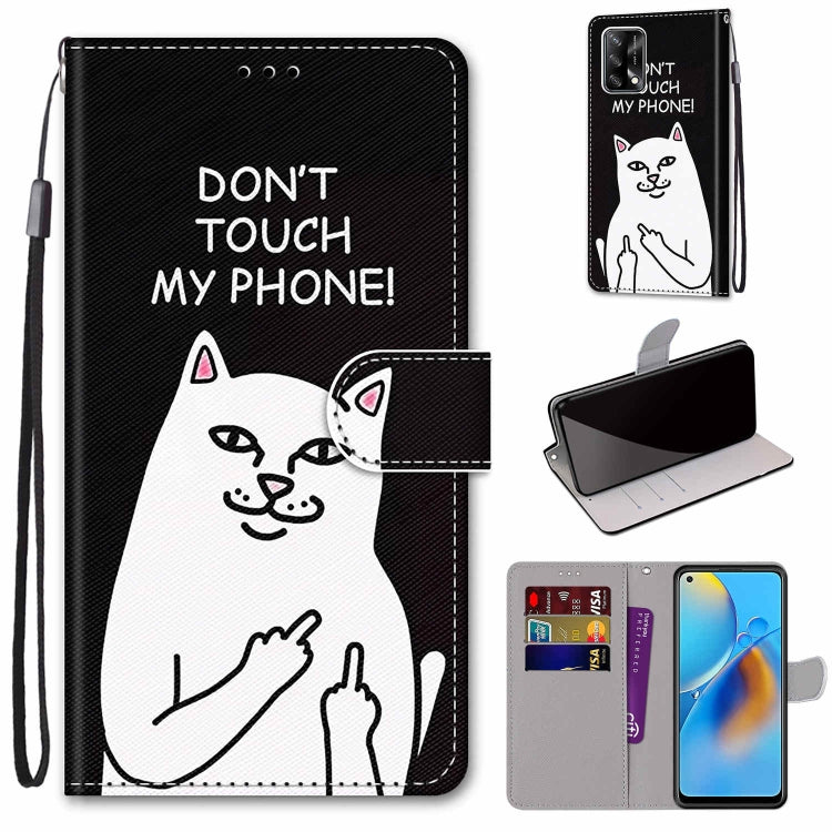 Coloured Drawing Cross Texture Horizontal Flip PU Leather Case with Holder & Card Slots & Wallet & Lanyard