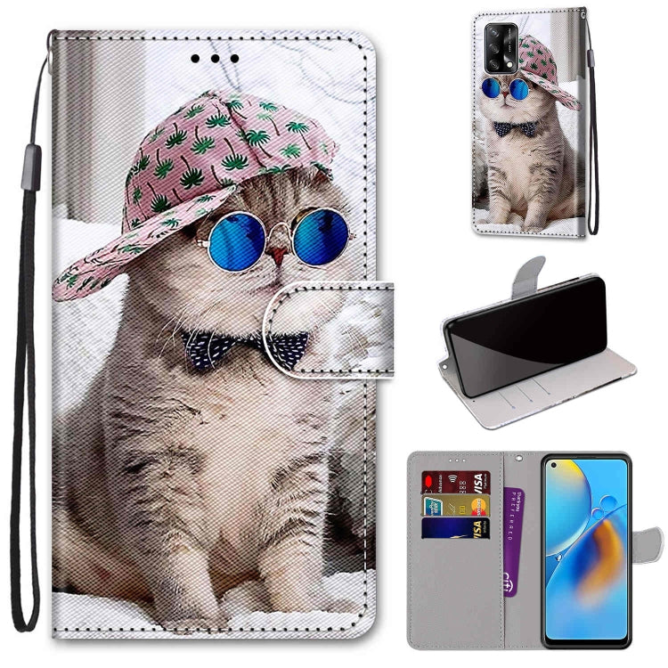 Coloured Drawing Cross Texture Horizontal Flip PU Leather Case with Holder & Card Slots & Wallet & Lanyard