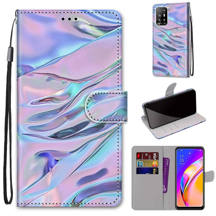Coloured Drawing Cross Texture Horizontal Flip PU Leather Case with Holder & Card Slots & Wallet & Lanyard