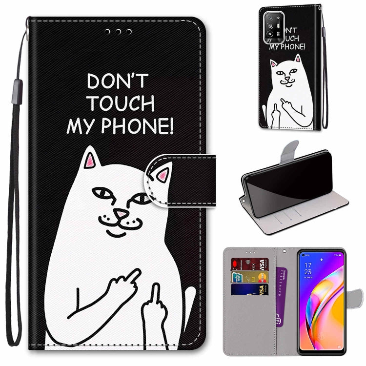 Coloured Drawing Cross Texture Horizontal Flip PU Leather Case with Holder & Card Slots & Wallet & Lanyard